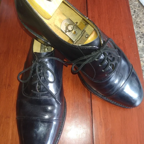 Church's Men Black Captoe Oxford 11.5 (08)
